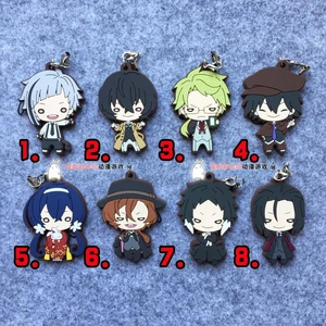 Bungo бродячие собаки аниме дазай Осаму Nakajima Atsushi Ranpo Doppo Kunikida Kyoka Izumi резиновый брелок