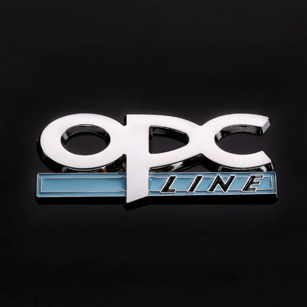 Автомобильный Стайлинг 3D Автомобильная наклейка хромированный металл OPC эмблема