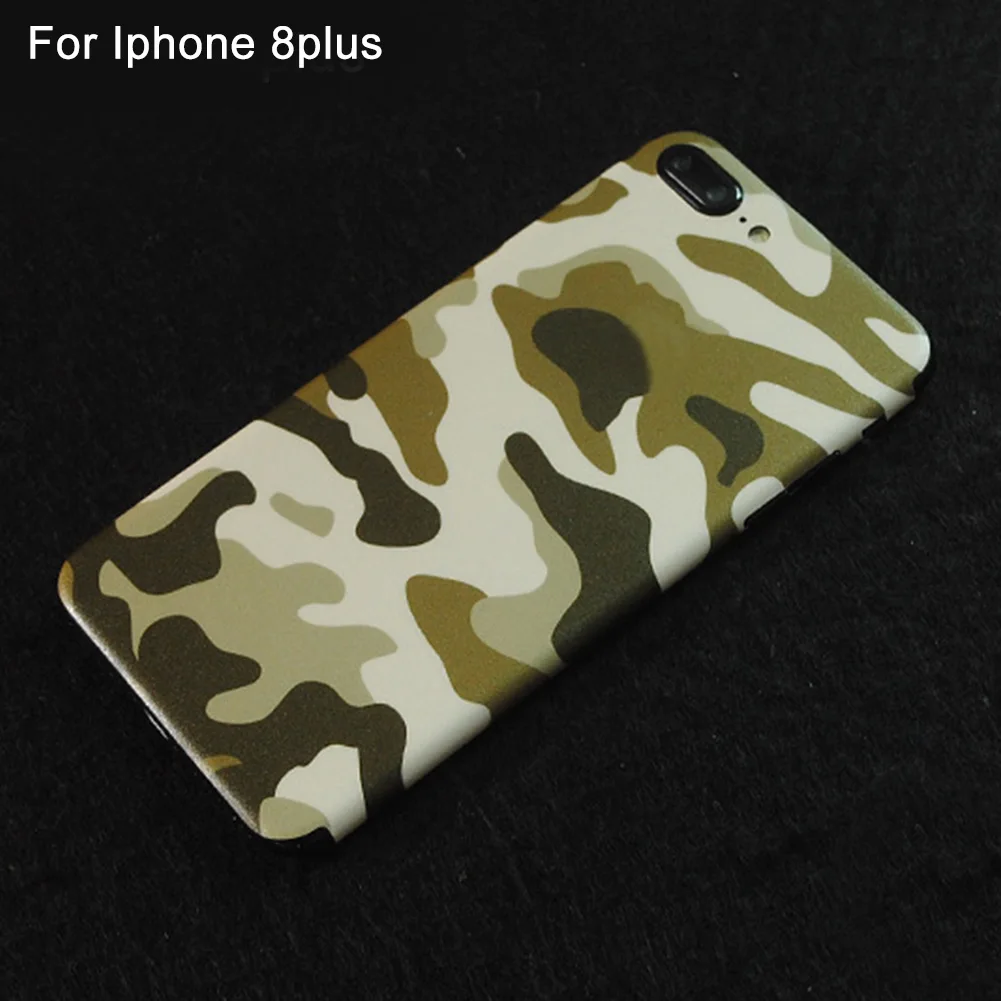 Yellow For Iphone 8plus Для IPhone 8 Защитная Водонепроницаемая декоративная амортизирующая задняя клейкая Крышка для кожи легко установить аксессуары для телефона - Цвет: Yellow For Iphone 8plus