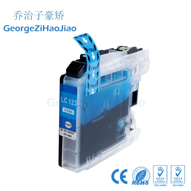 4 шт. LC123 чернильные картриджи совместимые с Brother mfc J4510DW MFC J4610DW J4710DW|Чернильные