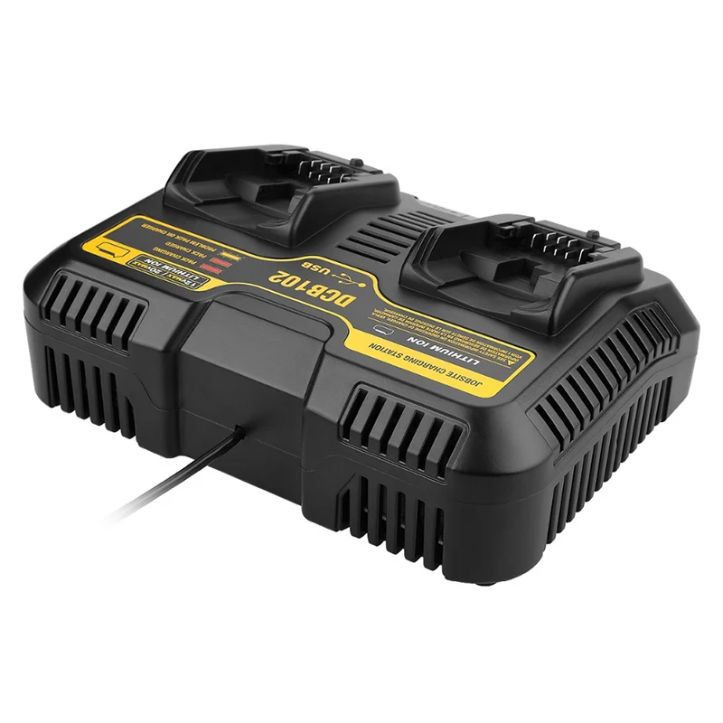 3A For Dewalt Battery Charger 12v 14.4V 18V 20V Ni-CD Ni-MH Li-ion for DCB105 DCB101 Rechargeable Power Tool | Электроника