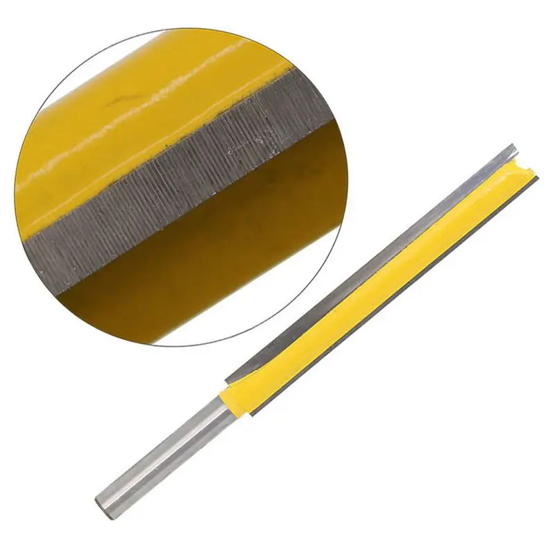 8 мм Shank-1Pcs, твердосплавный фрезерный станок с ЧПУ, деревообрабатывающий фрезерный станок, Гравировальный инструмент по дереву, 2 флейты прямой бит, обрезка Knif