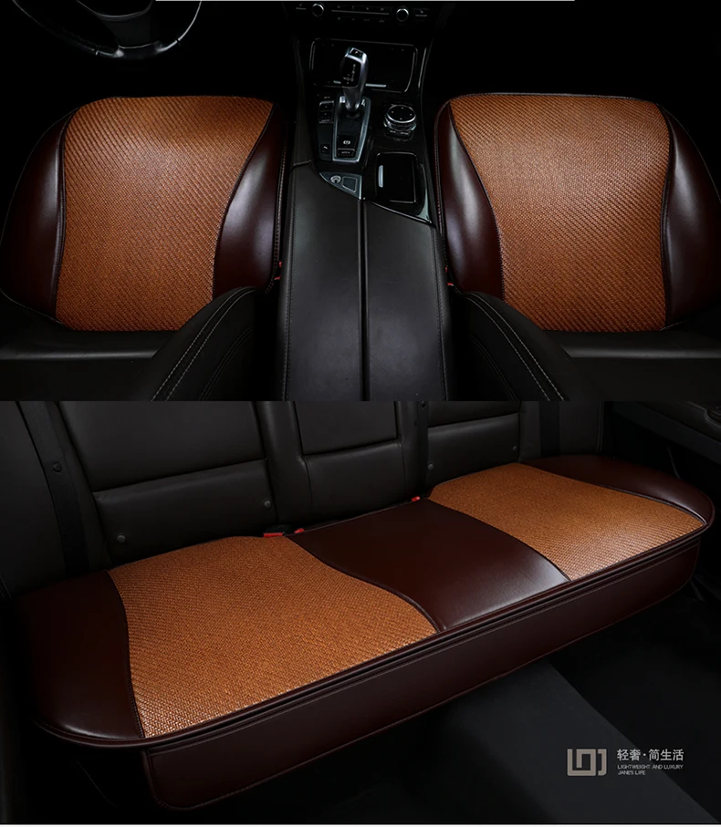 3D Авто сиденья плетение Айсберг и кожаный чехол автокресла для Volkswagen PASSAT b5, b6, b7, b8 Tiguan Polo SANTANA Гран Lavida