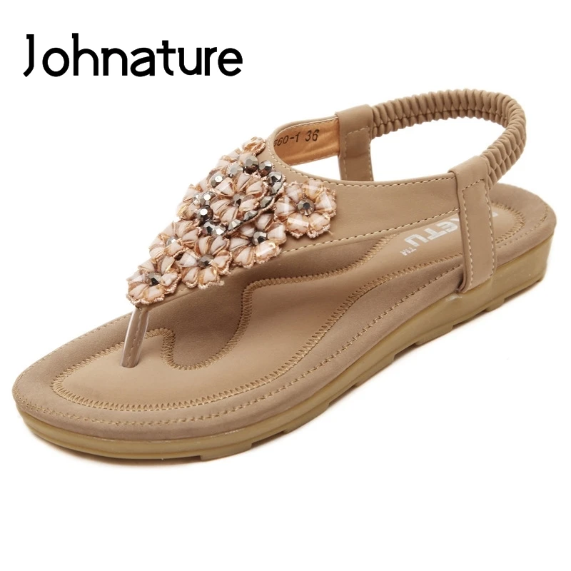 Johnature/повседневные летние сандалии Новинка 2020 года женская обувь на плоской