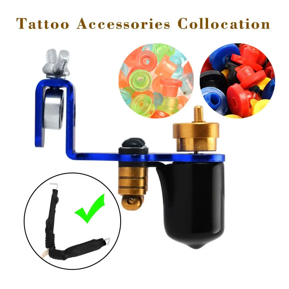 Набор игл для татуировки 10 шт. полный комплект машины комплектов блок питания