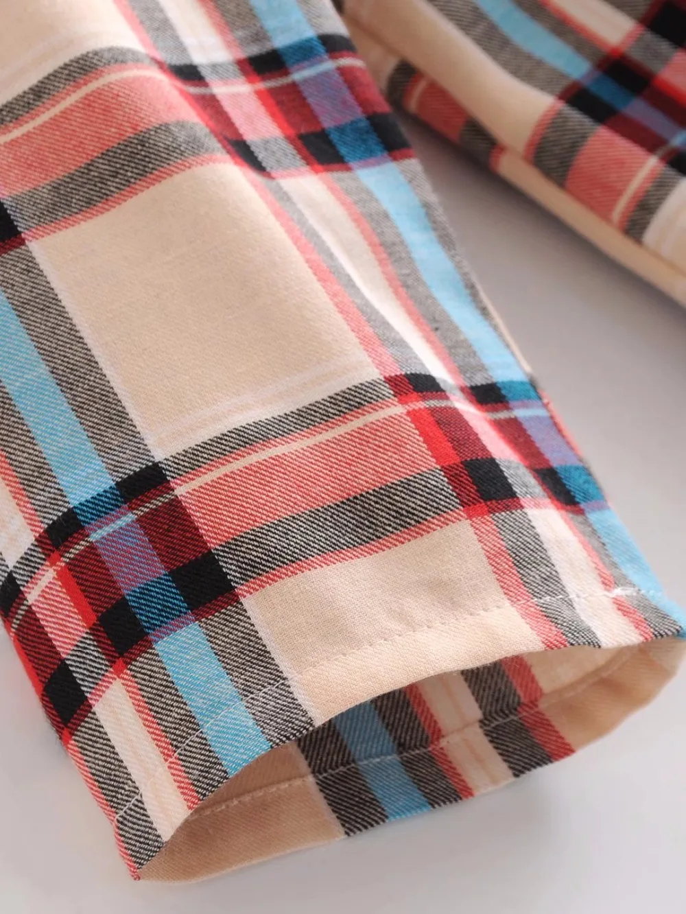 Женская винтажная Ретро вышивка плед оборки английская блузка-пуловер Шикарный