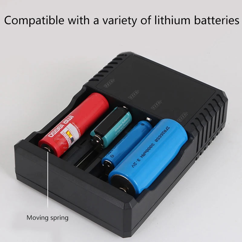 

2/4 Slots Battery Charger US Plug Rechargeable Charger for Li-Battery New Arrival