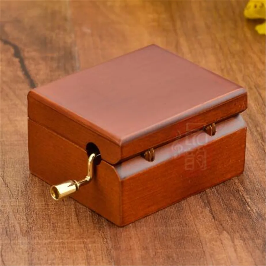 Деревянная музыкальная шкатулка ручной работы механический классический