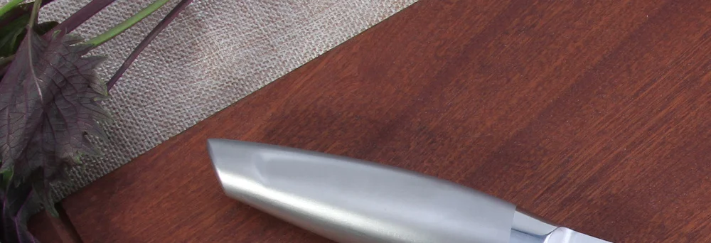 WALLOP Santoku нож-HC из нержавеющей стали немецкий кухонный нож с эргономичной ручкой-7''