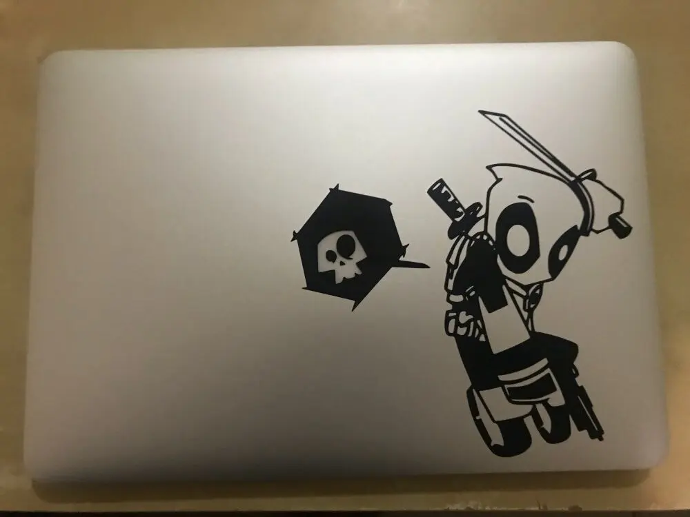 Дэдпул Граффити стиль виниловая наклейка на ноутбук для тетрадь Apple MacBook Air стикеры Pro наклейка retina кожи 1" 12" 1" дюймов 15 дюймов
