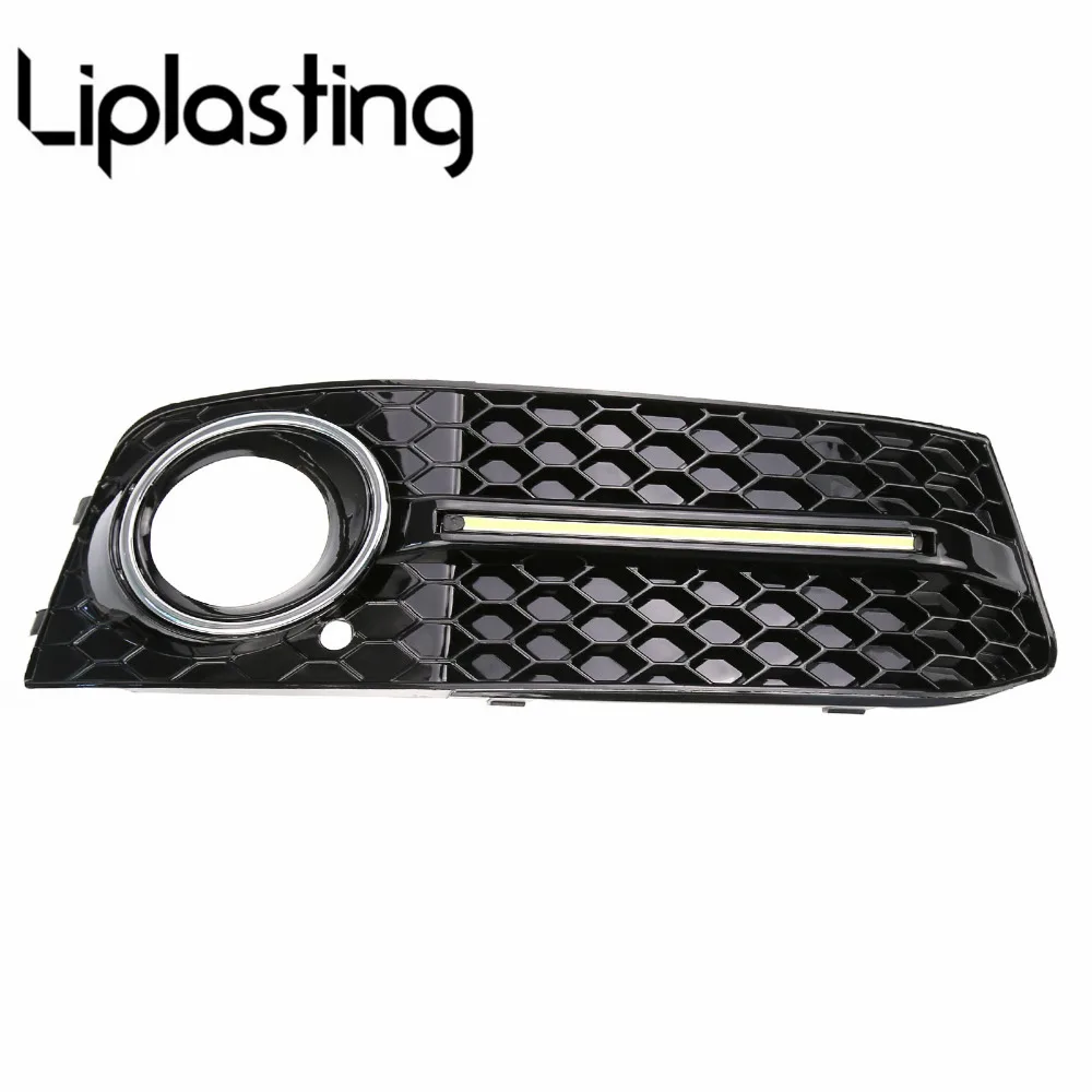 Левая и правая Автомобильная противотуманная фара передняя Глянцевая решетка
