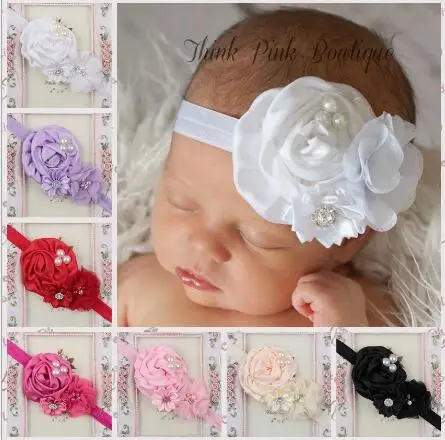 

1 Pcs Baby Girl Headbands Baby Hair Accessories Flower Headband Fashion Bandeau Cheveux Hairband Baby Haarband