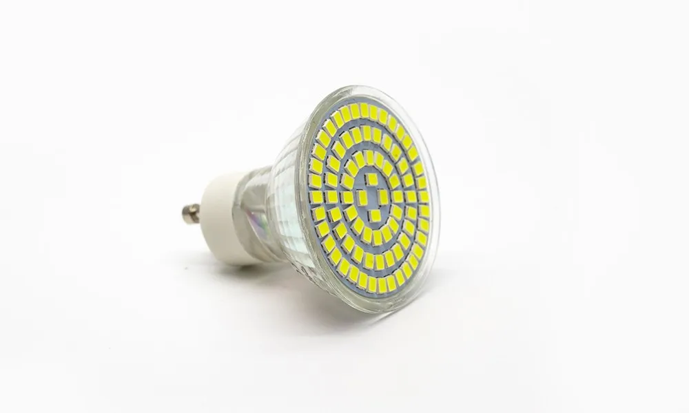 LUCKYLED бренд Bombillas Светодиодный точечный светильник 3W 4 Вт 5 Вт 6 Вт SMD 2835/5730 GU10 Светодиодный точечный светильник AC110V 220 В для дома