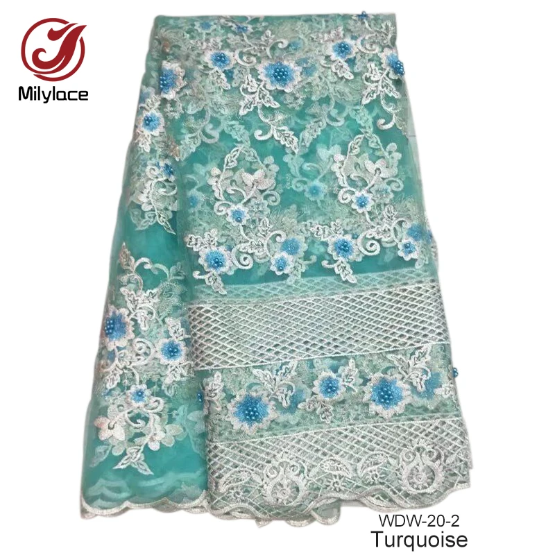 Вышивка beaeded кружевная ткань розовая французская Африканская Свадебная Тюль для