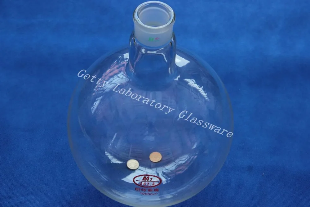 

10L (10 Litre) round bottom flask, single neck, heavy wall, 45/50 joint