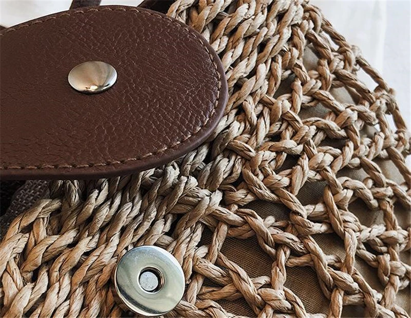 Новые летние сумки из ротанга, женская сумка на плечо, ручная работа, сумка через плечо, женские сумки, тканые богемные клатчи