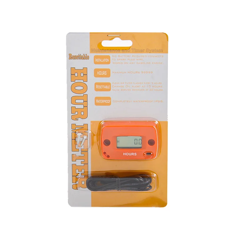 Цифровой настраиваемый индуктивный счетчик бензиновых двигателей часов