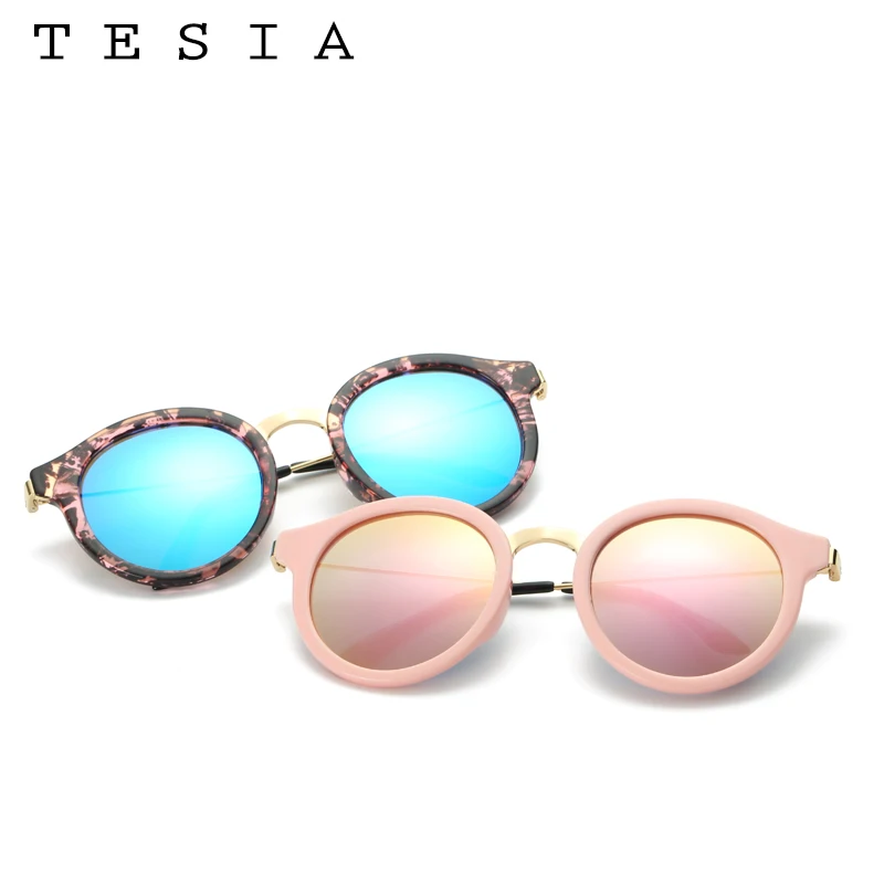 TESIA Sunglasses Women Man Round Glasses For Famous Vintage Eyewear Goggle T1537 | Аксессуары для одежды
