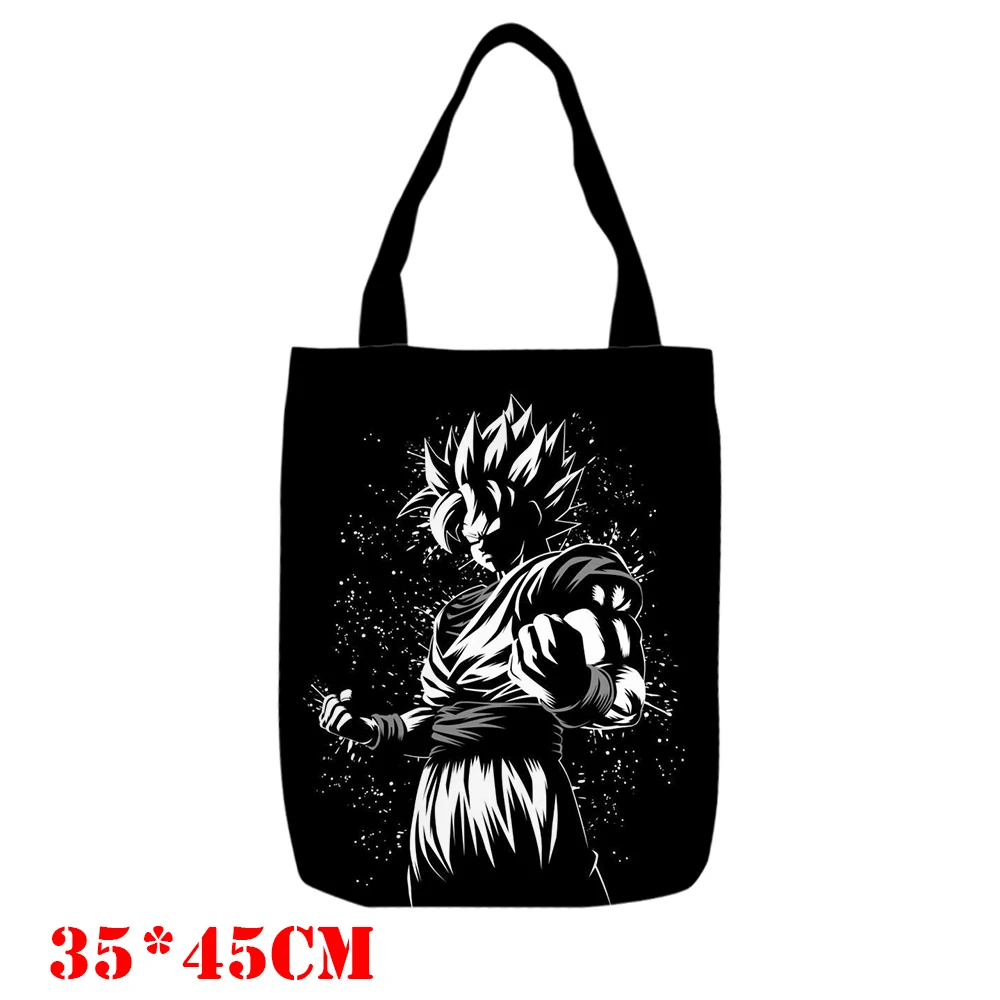 Eshop аниме Dragon Ball Z Холщовая Сумка через плечо с принтом Повседневная Косплей