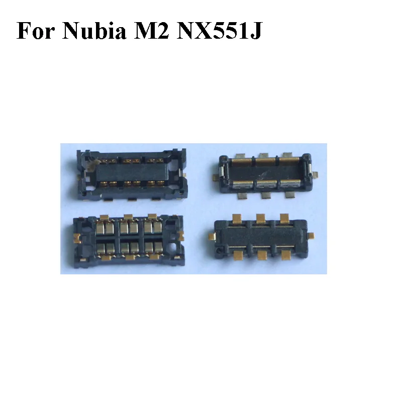 2 шт. внутренний разъем FPC держатель батареи клип контакт для ZTE Nubia M2 NX551J логика на