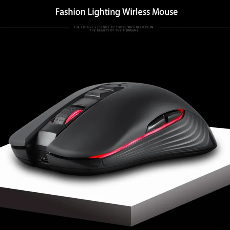 

KuWfi Wireless Mouse Rechargeable Wireless Mouse Mice Silent Gaming Mouses for Video Game Laptop