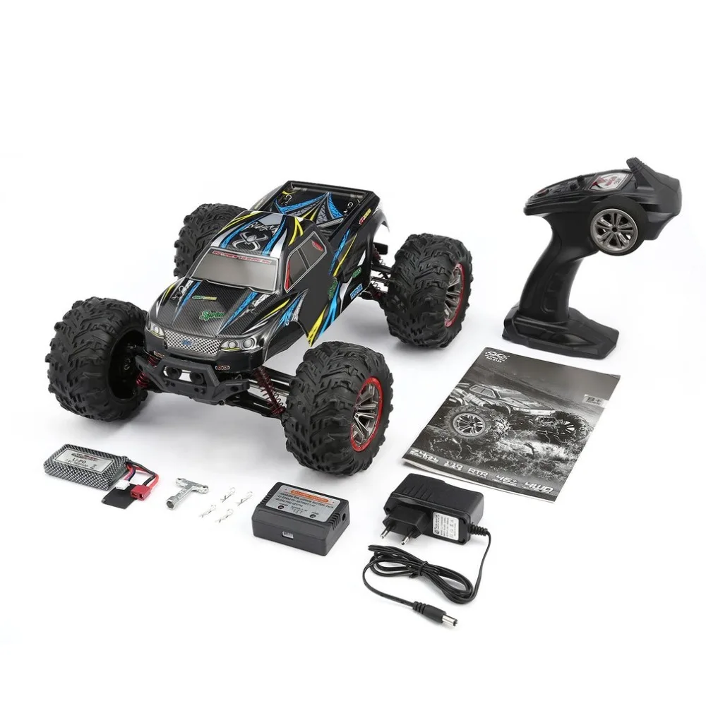 9125 1/10 2,4G 4WD 46 км/ч Высокая Скорость Радиоуправляемый гоночный автомобиль короткий курс грузовик Водонепроницаемый игрушки для детей, подарок на день рождения