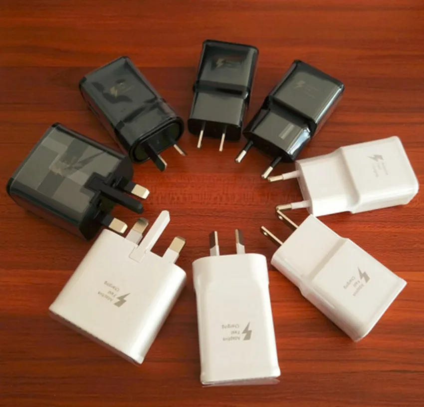500 шт./лот 9V 1.67A 5V 2A US/EU Plug Быстрая зарядка USB адаптер для путешествий настенное