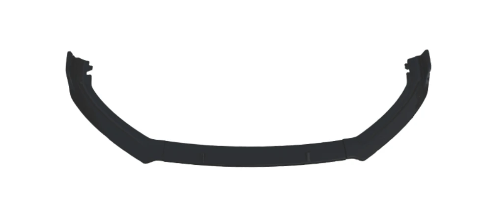 Matte Black Цветной передний бампер Накладка для губ вокруг решетки ниже чехол с изображением губ Лопата Защита бампера для Ford Focus - Цвет: Matte Black
