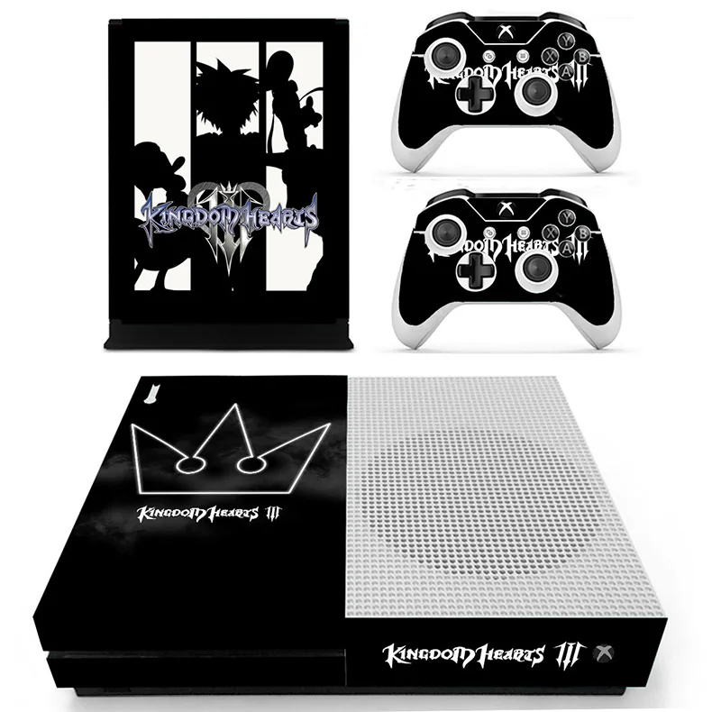 Наклейка с изображением Kingdom Hearts III для Xbox One S sticker s vinilo pegatina для Xbox one Slim Console и два контроллера