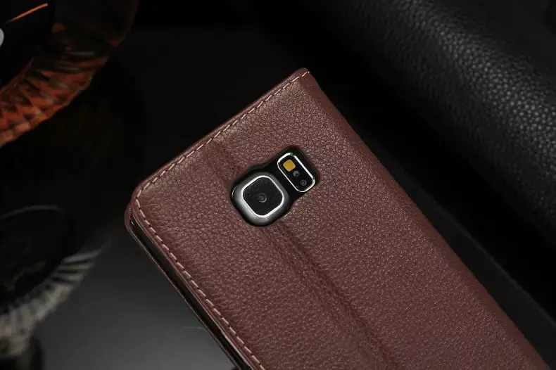 Чехол из натуральной кожи для samsung Galaxy S6 Edge S 6 S6Edge, роскошный Магнитный чехол-книжка с подставкой для карт, чехол для мобильного телефона s