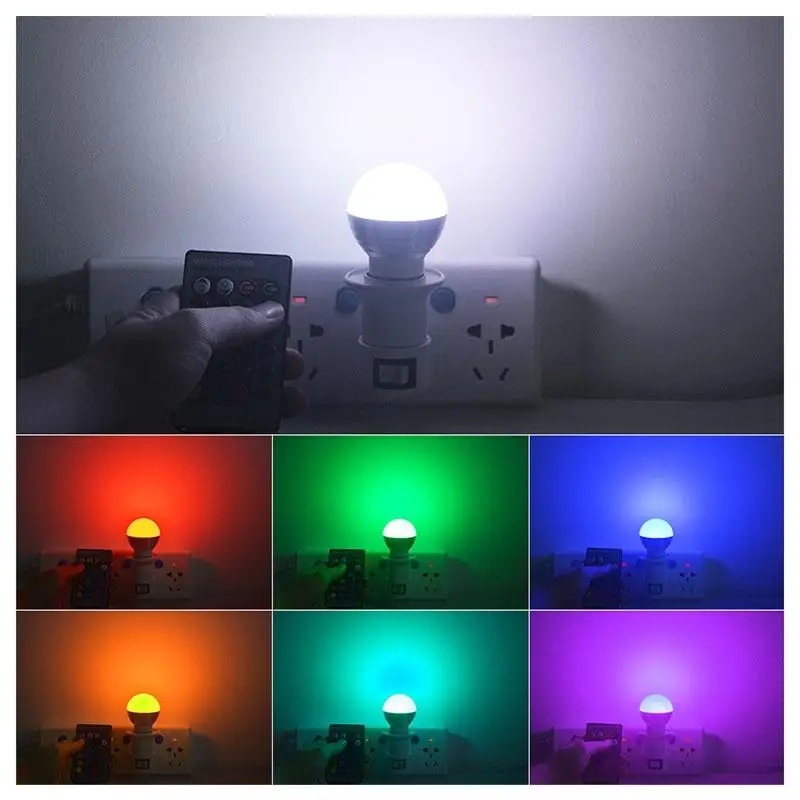 AKDSteel уникальная красочная сменная RGB Светодиодная лампа для рождественского