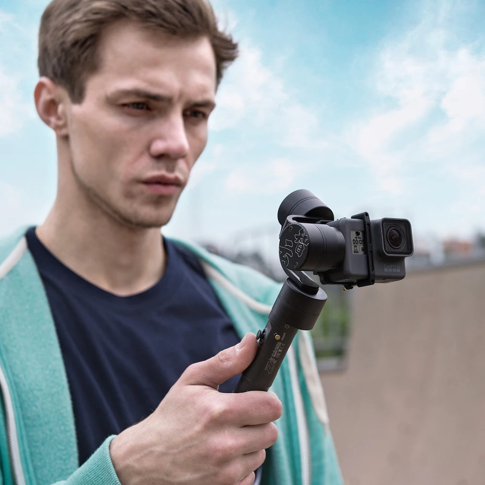 ZHIYUN стабилизатор для Gopro hero 5 EVOLUTION 3 осевой канальный джойстик GoPro 3/4/5 и Ручной