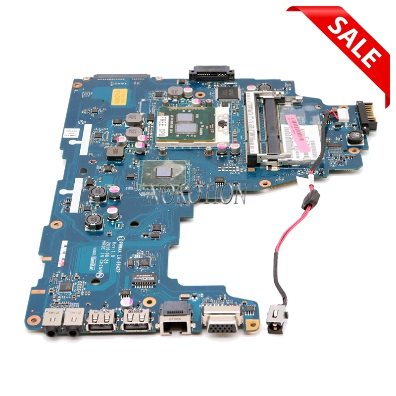 Материнская плата NOKOTION K000111440 PWWAA для ноутбука Toshiba C660 DDR3 протестированная на