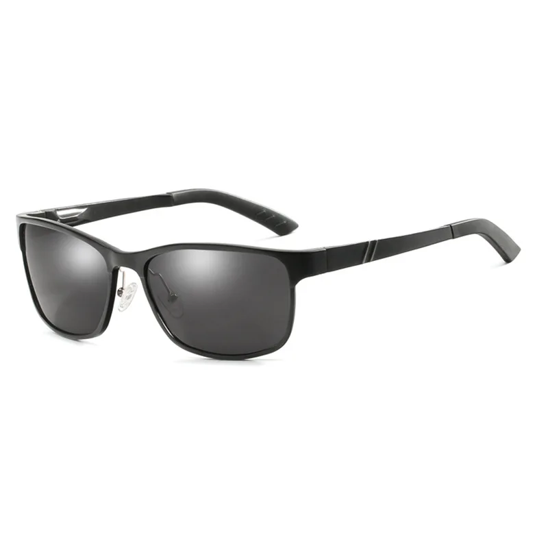 Алюминиевые магния Мужские квадратные солнцезащитные очки поляризованные