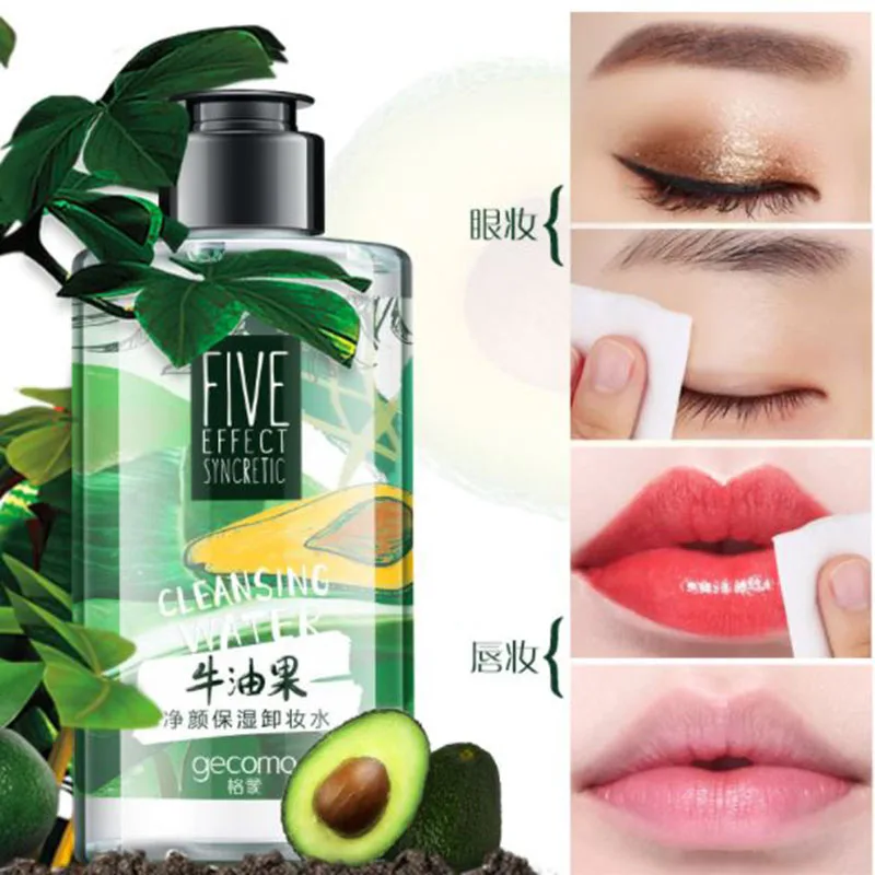 100 мл Avocado средство для снятия макияжа жидкая вода портативный Нежный глаз губ