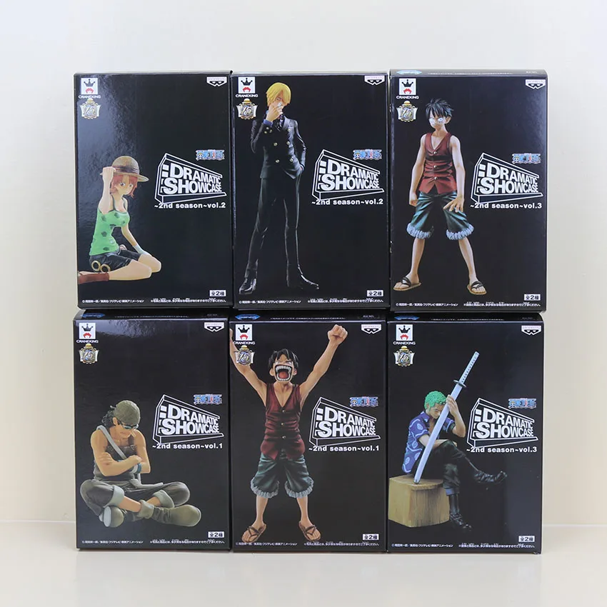 Экшн фигурки Luffy Zoro Sanji Nami из ПВХ коллекционные модели игрушек 2 шт./компл. 8 16 см|model