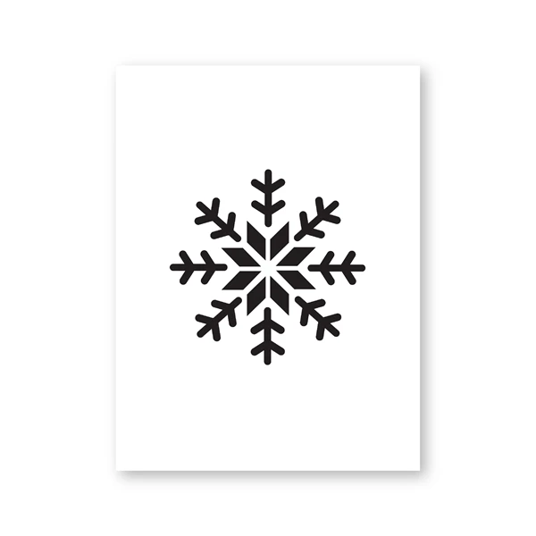 PH4959 Let It Snow рождественские принты Рождество праздник вино стены Искусство Декор снежинка шаблон плакаты искусство холст живопись украшение дома - Цвет: PH4959