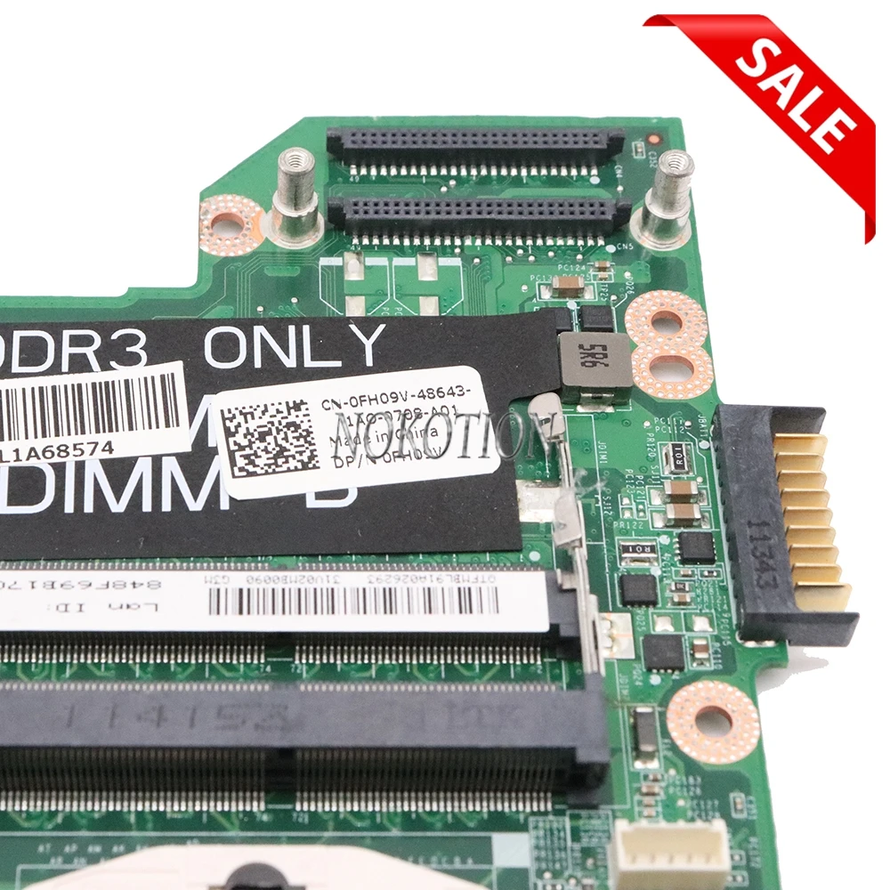 NOKOTION CN-0FH09V 0FH09V FH09V для Dell Inspiron 14R N4110 DA0V02MB6G0 Материнская плата ноутбука HM67 DDR3 HD GMA графика