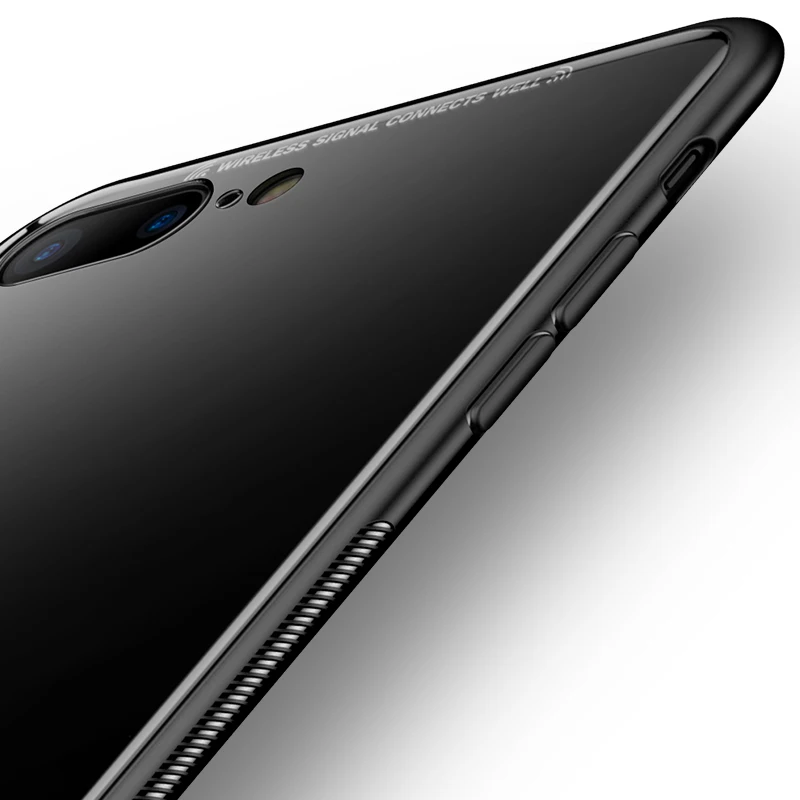 Модный чехол для iPhone 7 8 Plus оригинальный MSVII Роскошный тонкий ТПУ и закаленное