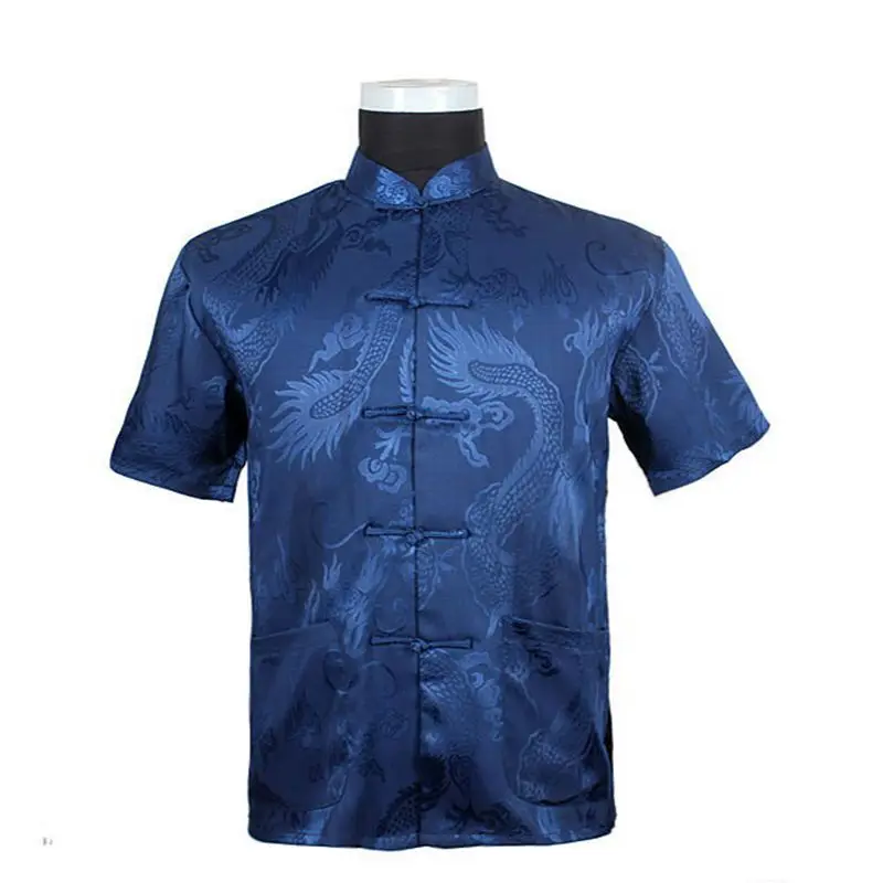 Мужская рубашка с коротким рукавом в китайском стиле|sleeve shirt|sleeved bibshirt shoes |