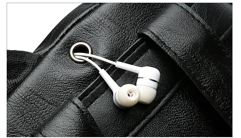 Рюкзак женский цветной сшитый водонепроницаемый мягкий PU подвеска с меховым