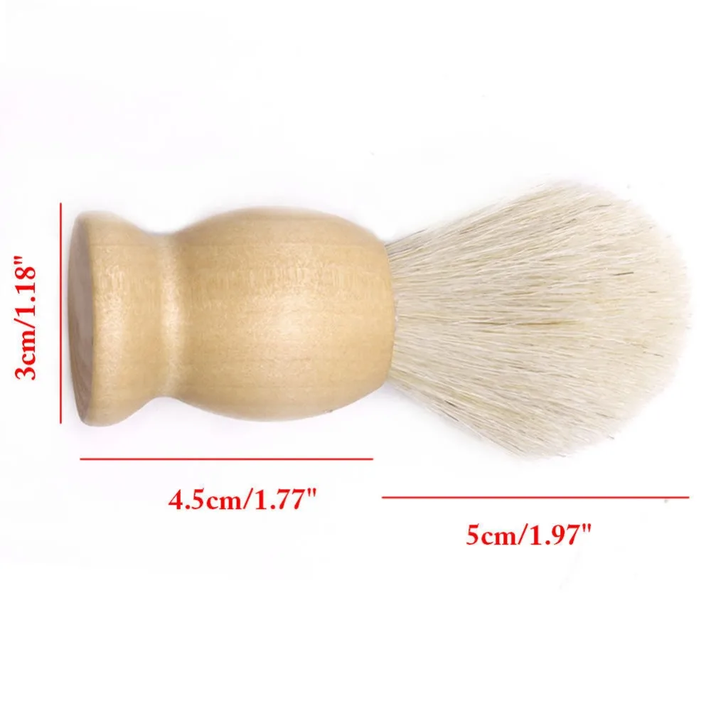 Мужская щетка для бритья с медвежонком Лучший Барсук волос деревянная ручка