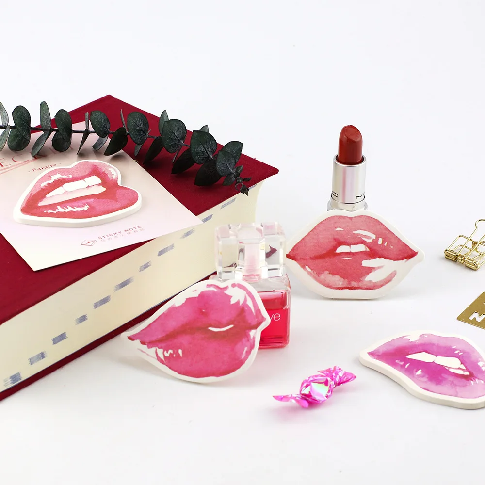 30 листов/упаковка стикеры в виде губ | Канцтовары для офиса и дома