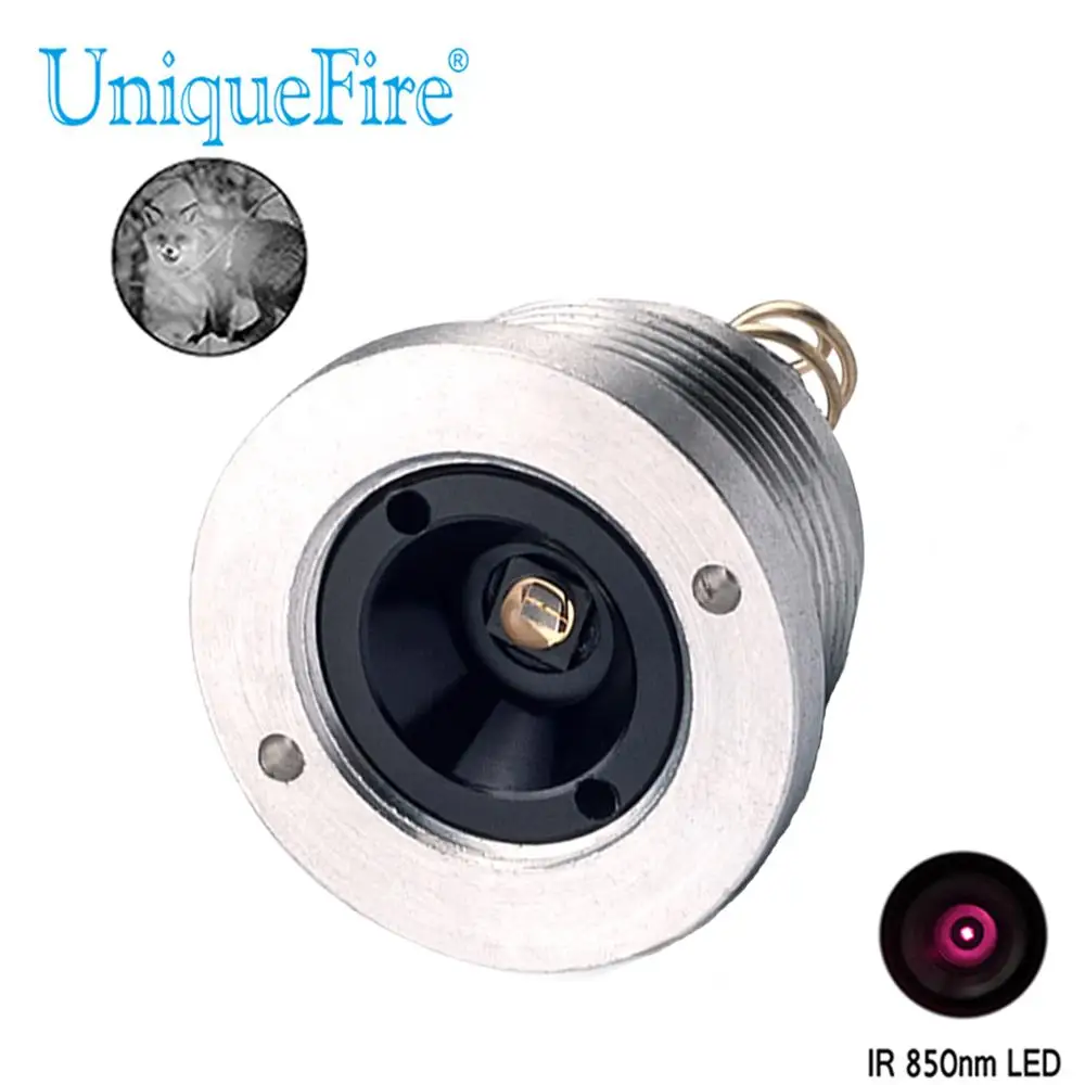 

UniqueFire Drop in IR 850nm светодиодный Pill 3 режима головной инфракрасный светильник Замена для UF-1407 охотничья вспышка светильник фонарь