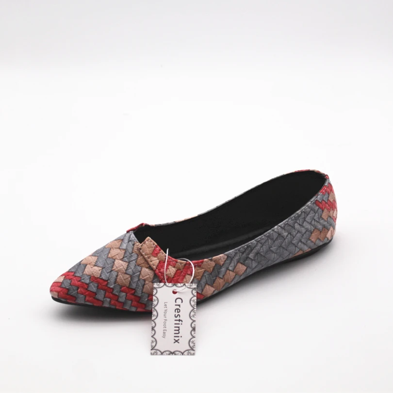 

Women Fashion Pointed Toe Multi Color Office Flat Shoes Lady Cute Light Weight Comfortable Shoes Vrouwen Platte Schoenen E533