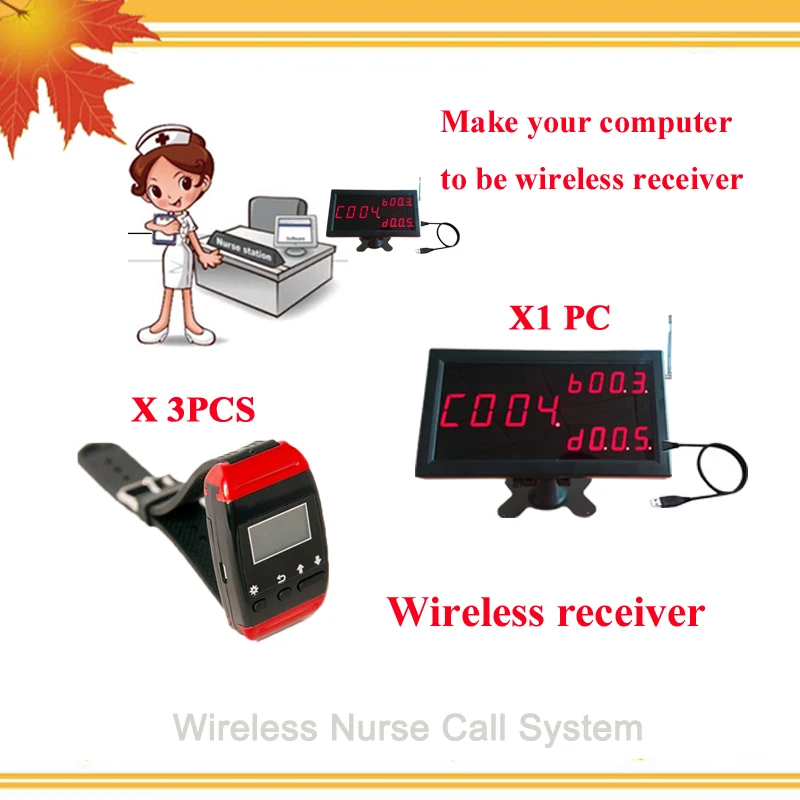 Больница вызова медсестры с USB Порты и разъёмы Программы для компьютера|call nurse|call |