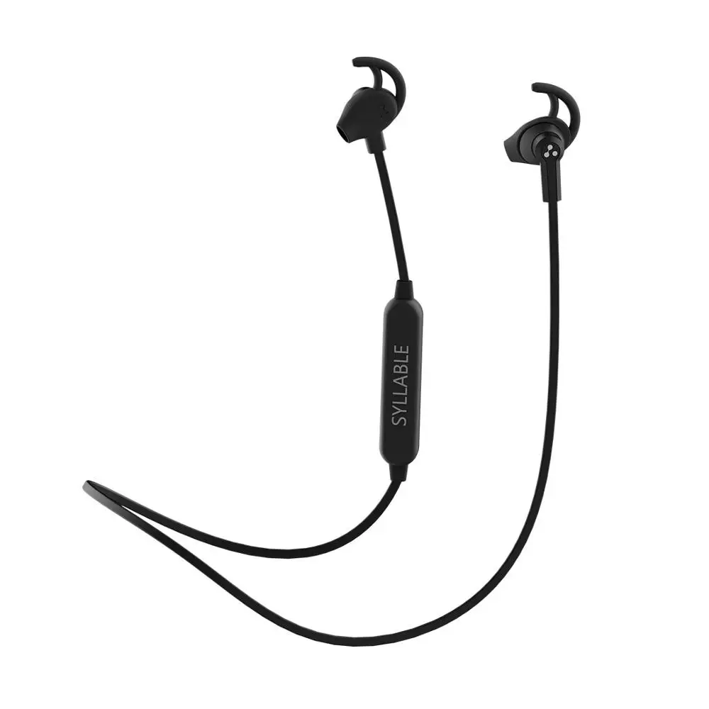 Черный Слог SF801 Bluetooth 4,2 мини беспроводные стерео наушники Встроенный микрофон спортивные наушники с защитой от пота SF801 гарнитура - Цвет: Черный