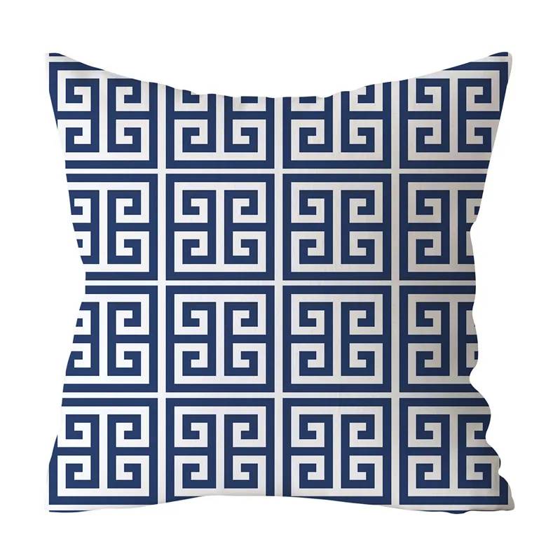 Home Decor геометрический бархат Чехлы 45x45 см темно-Boho Цветок шевронная точка наволочка Спальня Подушка для украшения дивана случае - Цвет: C