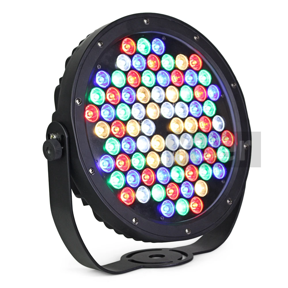 Светодиодный прожектор RGBWY 5 в 1 класс защиты IP65 водонепроницаемости: 78X3W DMX 512