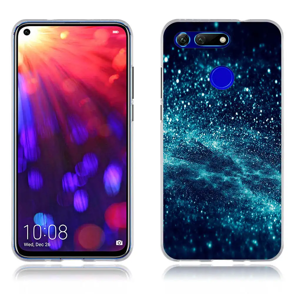 Для huawei Honor просмотра 20 V20 крышка мягкая TPU силиконовая животных рисунком телефон